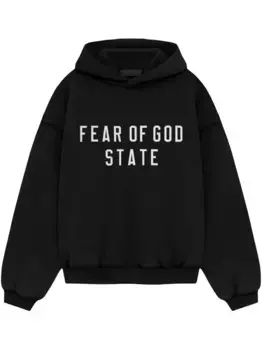 Худи с логотипом FEAR OF GOD ESSENTIALS, черный