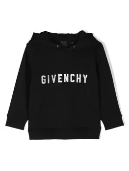 Худи с логотипом Givenchy Kids, черный