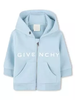Худи с логотипом Givenchy Kids, синий