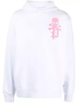 Худи с логотипом Gothic Plein Philipp Plein, белый