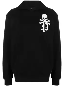 Худи с логотипом Gothic Plein Philipp Plein, черный