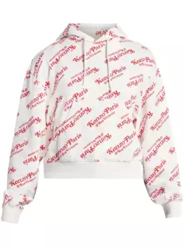 Худи с логотипом из коллаборации с Verdy KENZO, белый