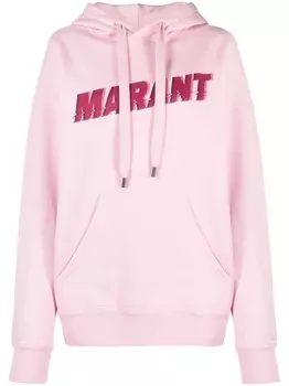 Худи с логотипом MARANT TOILE, розовый