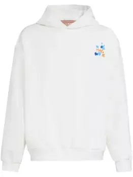 Худи с логотипом Marni, белый