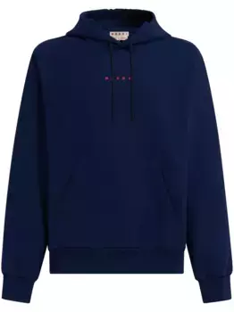 Худи с логотипом Marni, синий