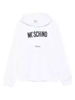 Худи с логотипом Moschino, белый