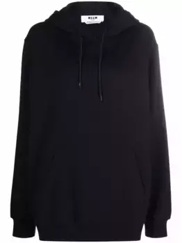 Худи с логотипом MSGM, черный