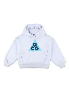 Худи с логотипом Nike Kids, белый