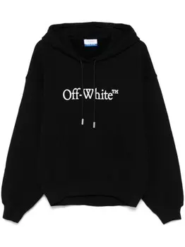 Худи с логотипом Off-White, черный
