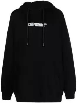 Худи с логотипом OFF-WHITE, черный