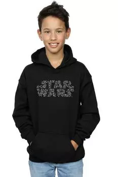 Худи с логотипом пейсли Star Wars, черный