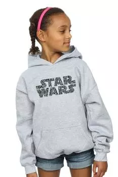 Худи с логотипом пейсли Star Wars, серый