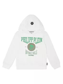 Худи с логотипом Philipp Plein, белый