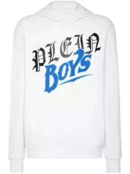 Худи с логотипом Philipp Plein, белый