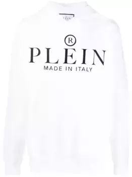 Худи с логотипом Philipp Plein, белый