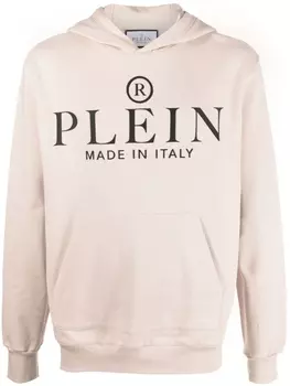 Худи с логотипом Philipp Plein, бежевый