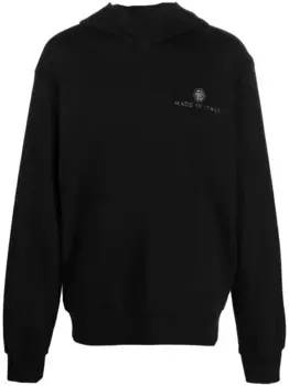 Худи с логотипом Philipp Plein, черный