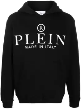 Худи с логотипом Philipp Plein, черный