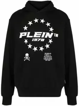 Худи с логотипом Philipp Plein, черный