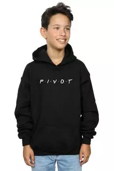 худи с логотипом Pivot Friends, черный