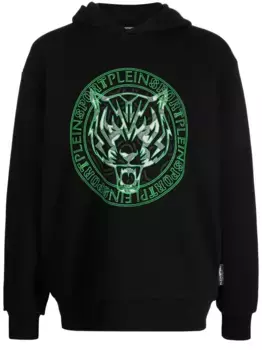 Худи с логотипом Plein Sport, черный