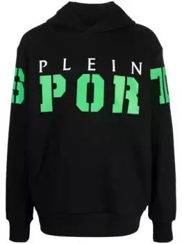Худи с логотипом Plein Sport, черный