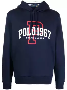 Худи с логотипом POLO RALPH LAUREN, синий