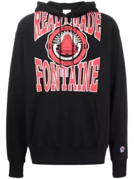 Худи с логотипом Readymade, черный