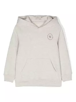 Худи с логотипом SPORTY & RICH KIDS, серый