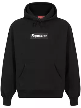 Худи с логотипом Supreme, черный