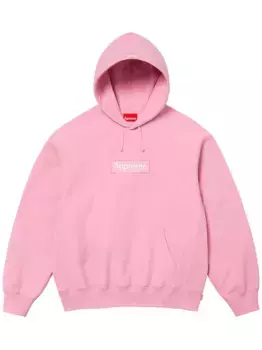 Худи с логотипом Supreme, розовый