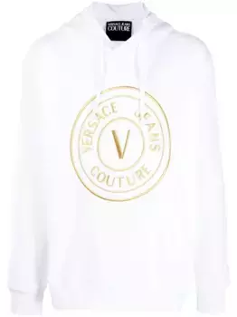 Худи с логотипом Versace Jeans Couture, белый