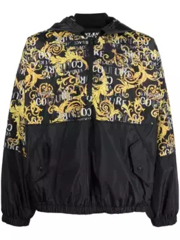 Худи с логотипом Versace Jeans Couture, черный