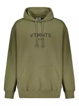 Худи с логотипом VETEMENTS, зеленый