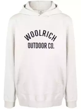 Худи с логотипом WOOLRICH, серый