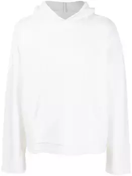 Худи с логотипом вязки интарсия MM6 Maison Margiela, белый