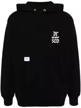 Худи с логотипом WTAPS, черный