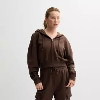 Худи с молнией во всю длину SO Favorite для юниоров, цвет Beau Brown