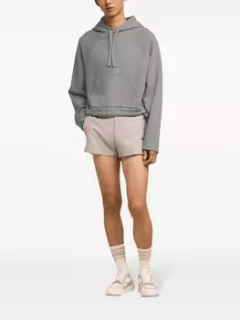 Худи с монограммой Ami de Coeur AMI Paris, серый