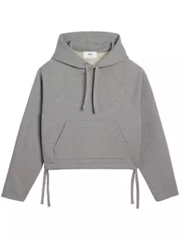 Худи с монограммой Ami de Coeur AMI Paris, серый