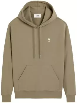 Худи с монограммой Ami de Coeur AMI Paris, зеленый