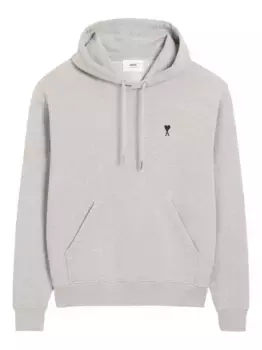 Худи с монограммой Ami De Coeur AMI Paris, серый