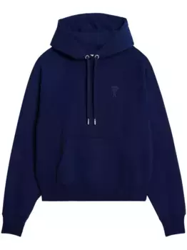 Худи с монограммой Ami de Coeur AMI Paris, синий