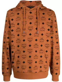 Худи с монограммой MCM, коричневый