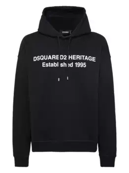 Худи с надписью DSQUARED2, черный