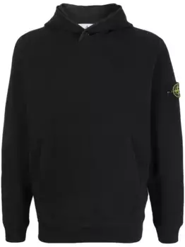 Худи с нашивкой Compass Stone Island, черный