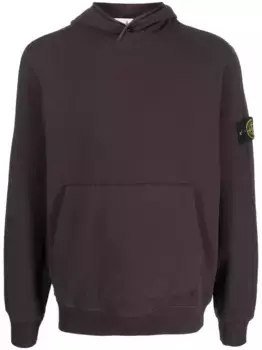 Худи с нашивкой Compass Stone Island, фиолетовый