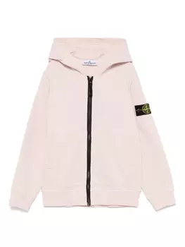 Худи с нашивкой Compass Stone Island Junior, розовый