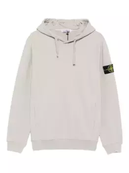 Худи с нашивкой Compass Stone Island, серый