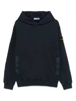 Худи с нашивкой Compass Stone Island, синий